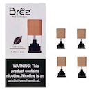 電子タバコ リキッド - Tobacco BREZ Nicotine-Containing Cartridges, Pack of 4